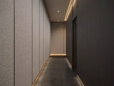 hotel lobby 3D model 3D model