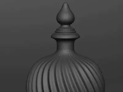 Wooden finial   3D print model