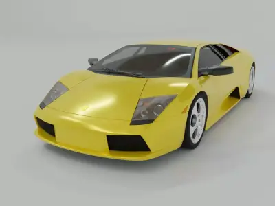 3D Sports Car 3D model by combatslippers