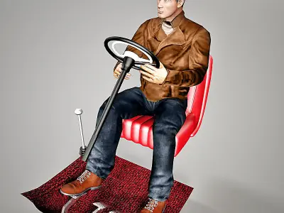 Driver style 30s  3D model