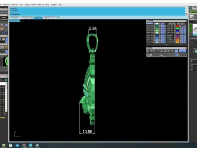 Indian Chief Head Pendant Jewelry for Men  3611 3D print model