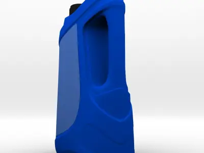 Oil Engine Bottle Low-poly 3D model