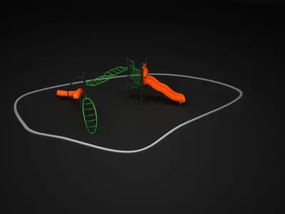 Teenagers Outdoors Toys 3D model