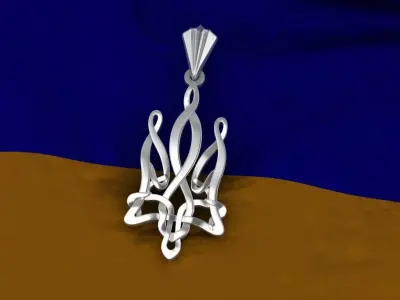 Ukrainian Trident 3D print model