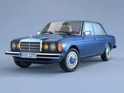 Mercedes-Benz W123 E-Class 3D model
