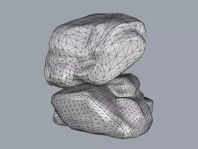 Stacked stones Free 3D model