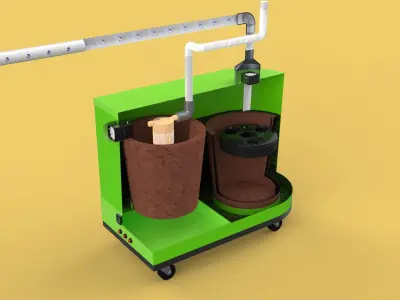  HUMIDIFIER MIST AIR FOG ULTRASONIC COOLING SYSTEM AGRICULTURAL 3D model