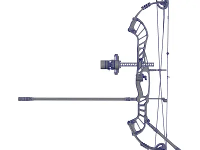 Compound bow 3D model