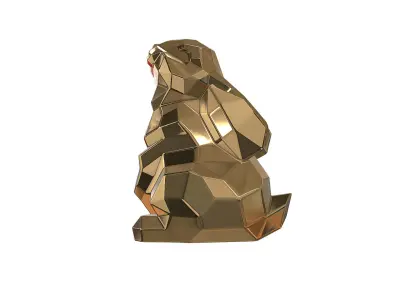 hare figure 3D print model