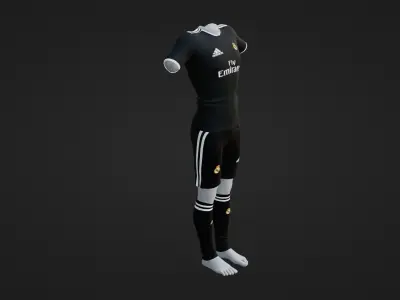 Real Madrid Sportwear Low-poly 3D model
