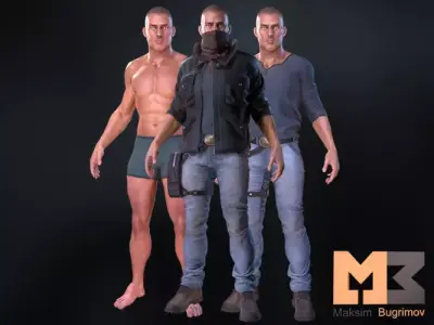 Adventure Character Free low-poly 3D model