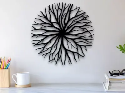 Abstract Wall Art 3D print model 18