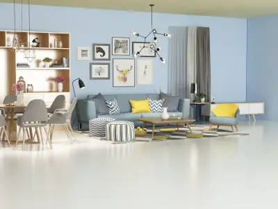 Design Set 2 - Furniture 3D model 3D model