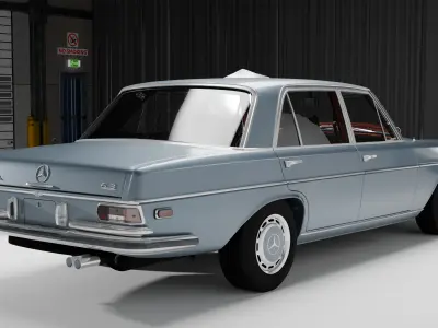 Mercedes Benz 300 SEl 6 3 Low-poly 3D model