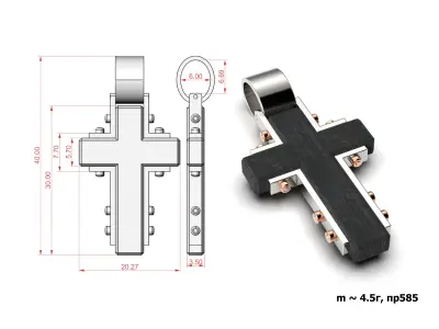 Cross G0341 3D print model