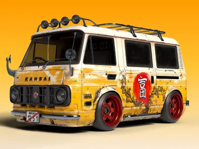 Kansai Spirit Vintage Car 3D model