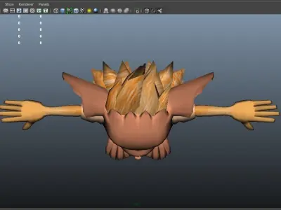 Chilly Character Free low-poly 3D model