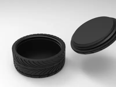 ENKEI RPF1 heel storage box 3D print model