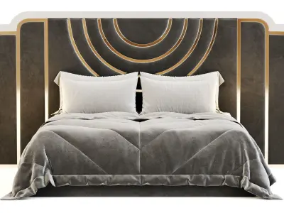 Cunda Luxury Bed 3D model