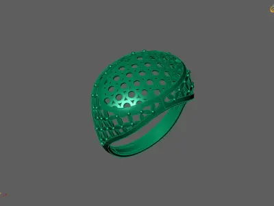 Plain Ring Women Ready STL 3DM Models Womens Rings 3D models 3D print model 75