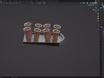 Small Block Chevrolet Velocity Stacks for printing 3D print model