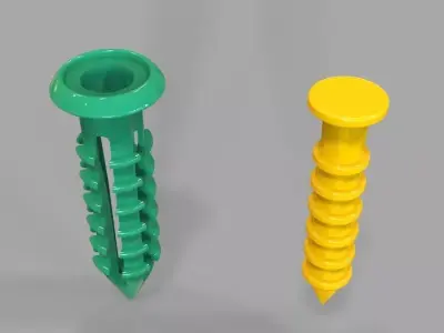 Retainer Blind Rivet Thinner Version-04 3D print model