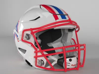 TENNESSEE TITANS Helmet Football AFC SOUTH PBR updated 2025 3D model