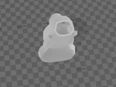 Moai pen HOLDER Free 3D print model