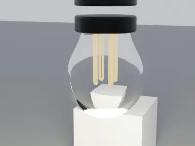Magnetic lamp Free 3D model