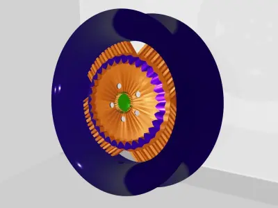 Car wheel Rim by ZeeG 3D model