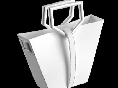 3 Handbags for women in Clo3d and Marvelous Designer 3D print model