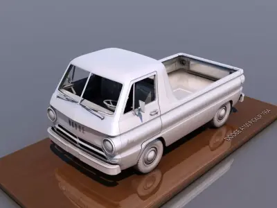 DODGE A100 PICKUP 1964 3D print model