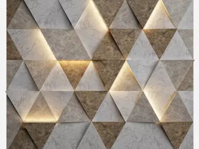 Wall Panel 8 3D model