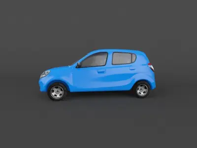 Suzuki Maruti Alto 800 2014 3D model Low-poly 3D model