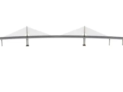 Sunshine Skyway Bridge 3D model