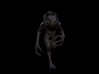 Creature 158 Low-poly 3D model