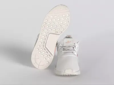 NMDR1 Original Shoes Cloud White Low-poly 3D model