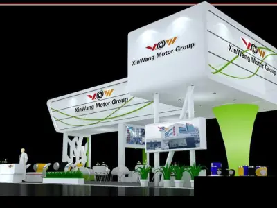 Exhibition - Area - 15X6-3DMAX2009-04 3D model