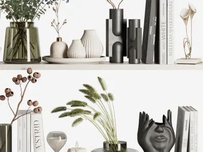 Decorative Set12 3D model buy