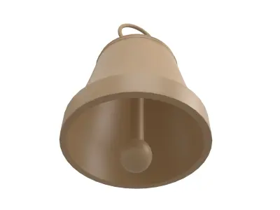 Bell v2 003 Low-poly 3D model