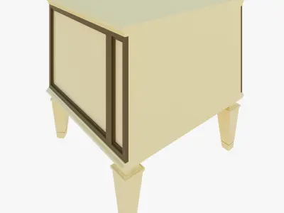 Luxury hest of drawers 3D model