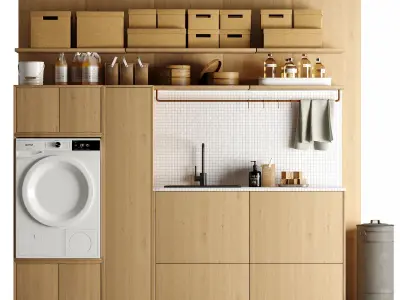 Laundry Room 3D model