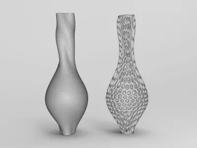 Vase Voronoi 91 3D print model