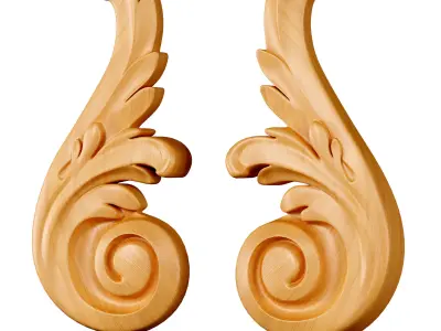 Molding  Decor Low-poly 3D model