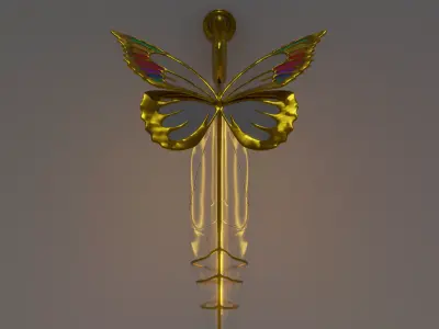 Chrysalis lamp 3D model