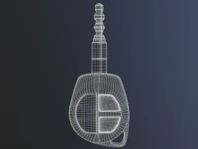 Suzuki Swift car key 3D model