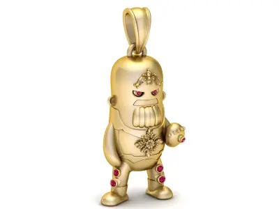Muizino Pendant 3D Printable Model 3D print model