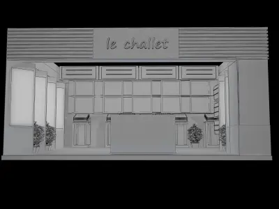  Booth Exhibition Stand a17 3D model