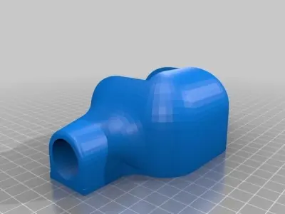 Hotrod teflon intake manifold 3D print model