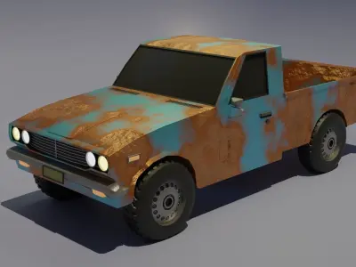 Truck Low-poly 3D model